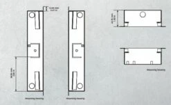 DoorBird D2101V IP Video Door Intercom Stainless Steel -Secure Tech Shop D2101V drawing2 81164.1516943983.1280.1280