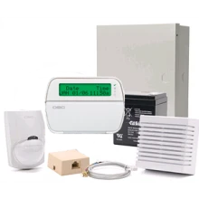 DSC Alarm Starter Kit, 8-32 Zone, RFK5500 Keypad, PIR, Battery, Siren (KIT32219NT)