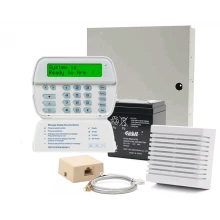 DSC Alarm Starter Kit, 8-32 Zone Panel With PK5500 Keypad, Battery, Siren (KIT3251NT)