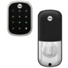 Yale YRD156-ZW2-619 TouchScreen Deadbolt Z-Wave Lock-Satin Nickel