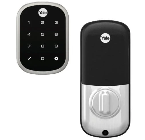 Yale YRD156-ZW2-619 TouchScreen Deadbolt Z-Wave Lock-Satin Nickel 1 Yale YRD156-ZW2-619 TouchScreen Deadbolt Z-Wave Lock-Satin Nickel