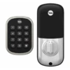 Yale YRD136-ZW2-0BP Pro Pushbutton Deadbolt Z-Wave Key Free,Oil Rubbed Brnz